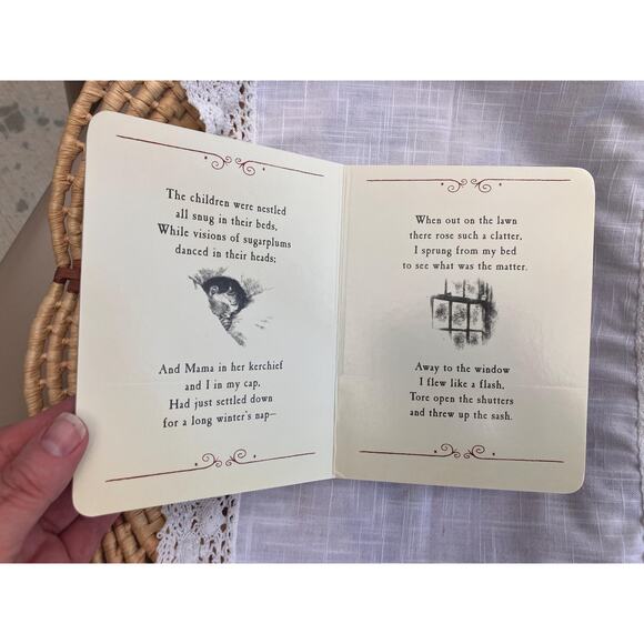 The Night Before Christmas Board Book by Clement C. Moore, Christian Birmingham - Picture 3 of 4